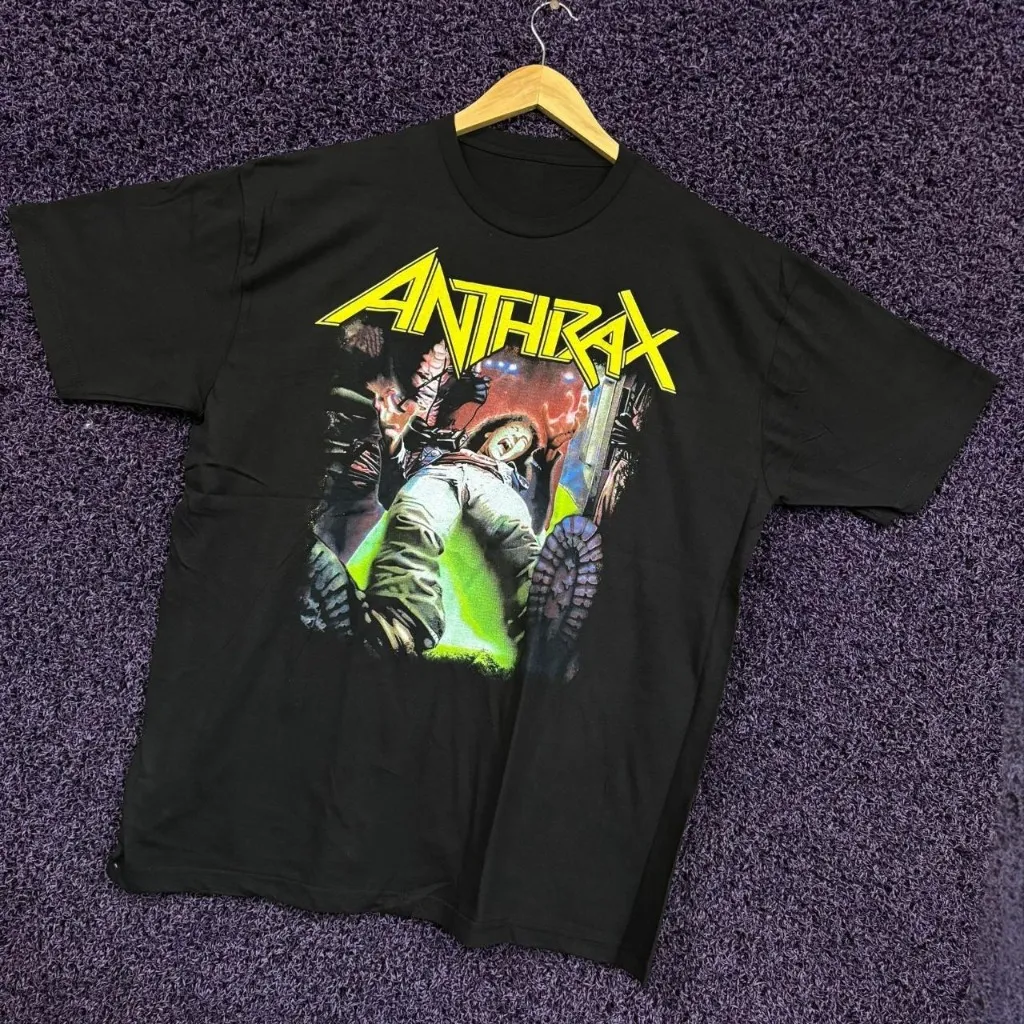 Anthrax Spreading the Disease Thrash Metal Band T-Shirt XL - Image 3