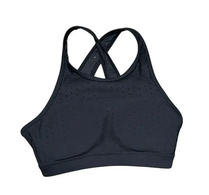 Buffbunny sports bra womens X small black criss cross back supportive - Image 2