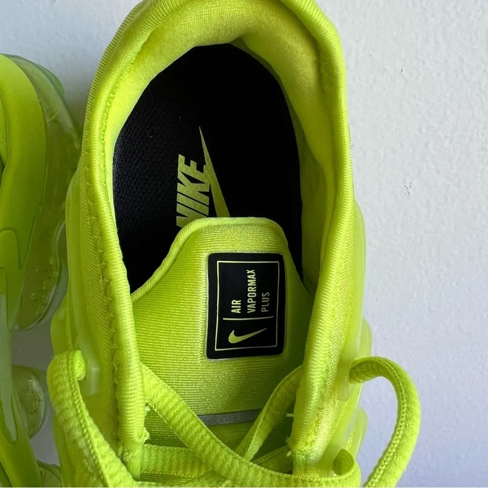 Nike Air VaporMax Plus Tennis Ball Yellow Women's Shoe Size 7.5 #121 - Image 7