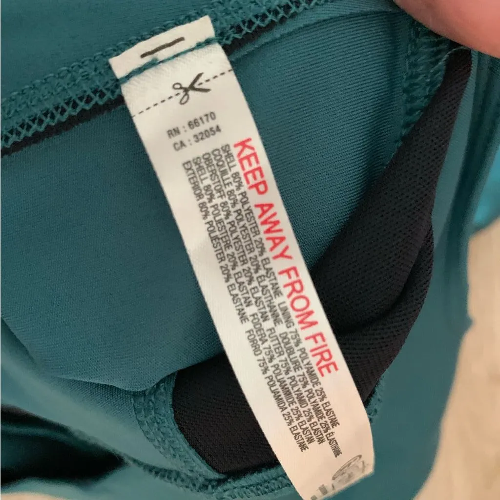 Free People Movement XS Back it Up Jumpsuit Dark Green Teal - Image 7