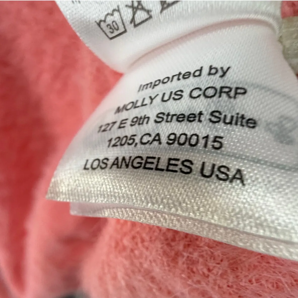 Lili Sidonio Molly Bracken Jumper Sweater XS Pink Fuzzy Parisian Soft Feminine - Image 15