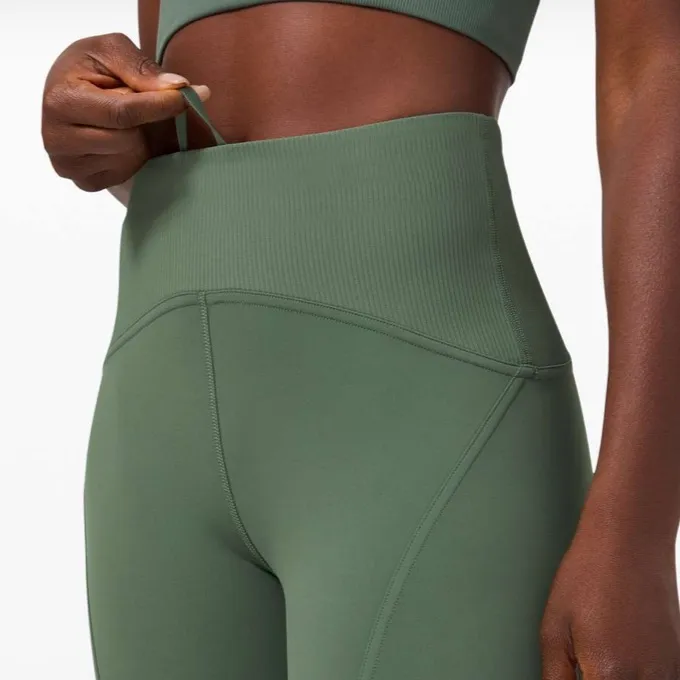 Lululemon Train Free High-Rise Crop 23"
Algae Green Size 10 - Image 2