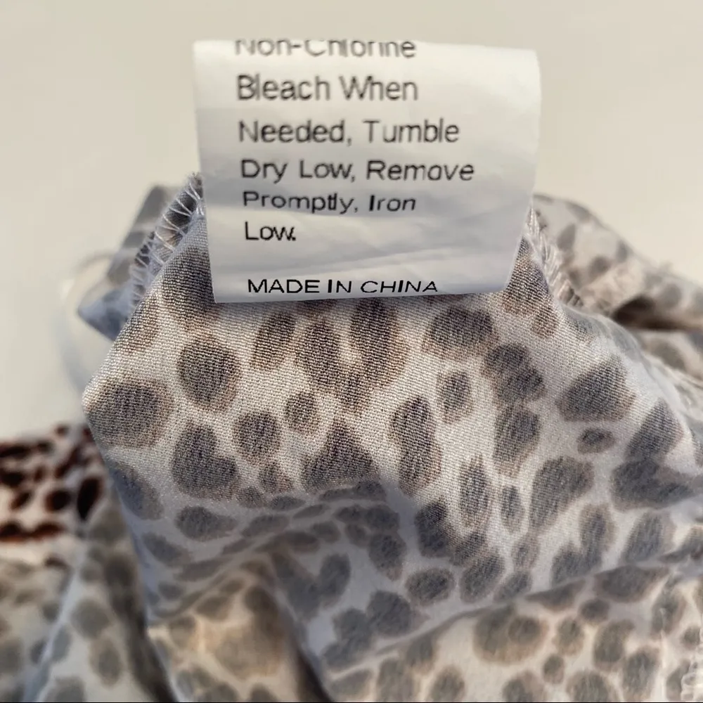 Shein|| Animal print ruffled short skirt with elastic waist - Image 7