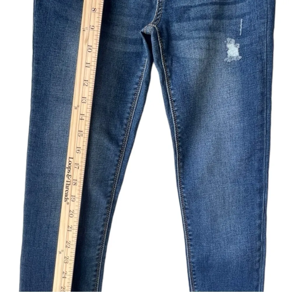 Women's JORDACHE Jean  super skinny size 16 slim blue - Image 2