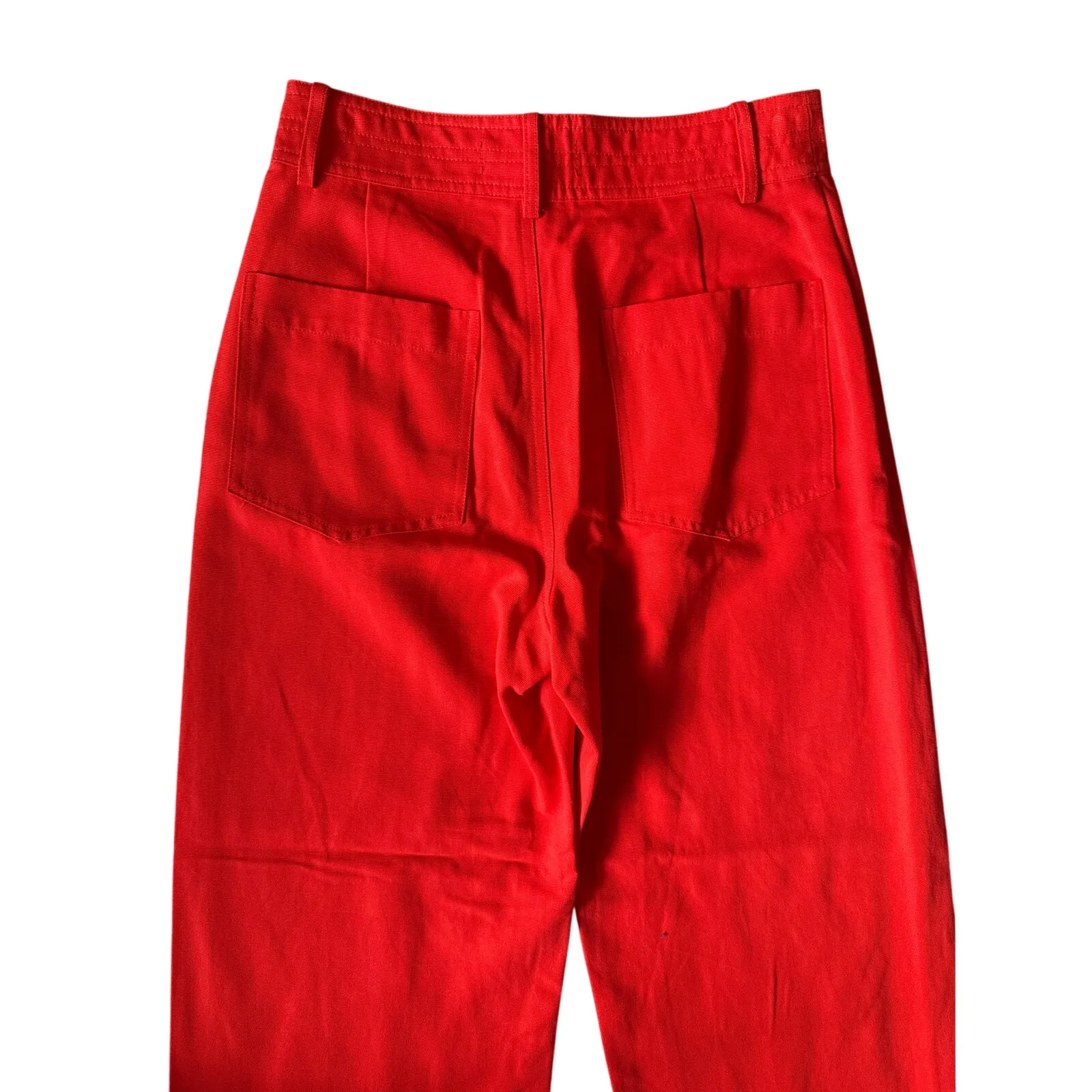 Apiece Apart Classic‎ Merida Wide Leg Pants Orange/Red Size 2 - Image 10