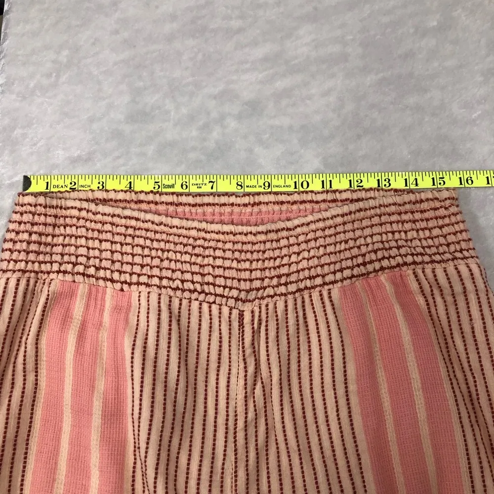 Soft Surroundings embroidered women’s medium wide leg tassels boho pull on pants - Image 9