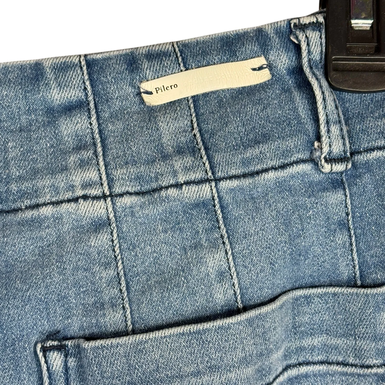 Pilcro and the Letterpress SZ 28 Skipper Wide-Leg Crop Jeans Hi-Rise Stretch - Image 7