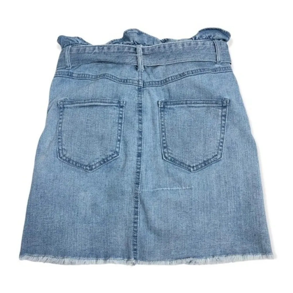 Almost Famous Paperbag Medium Wash Denim Skirt - Image 94