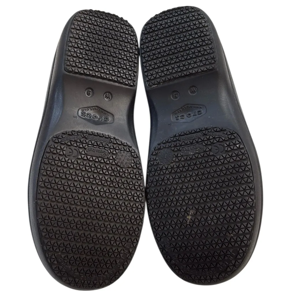 Crocs EUC  Neria Pro ll Black Floral Size 9 - Image 7