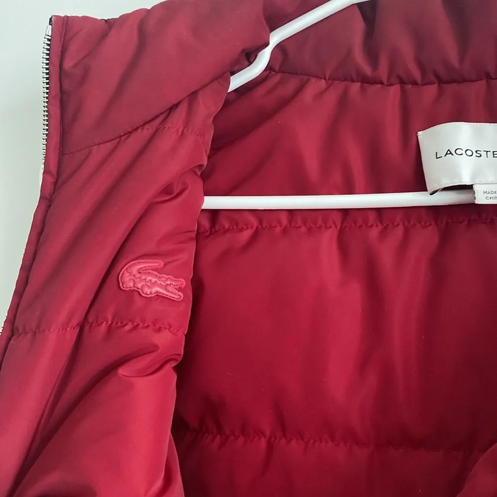 Lacoste Reversible Puffer Vest with Hood - Image 8