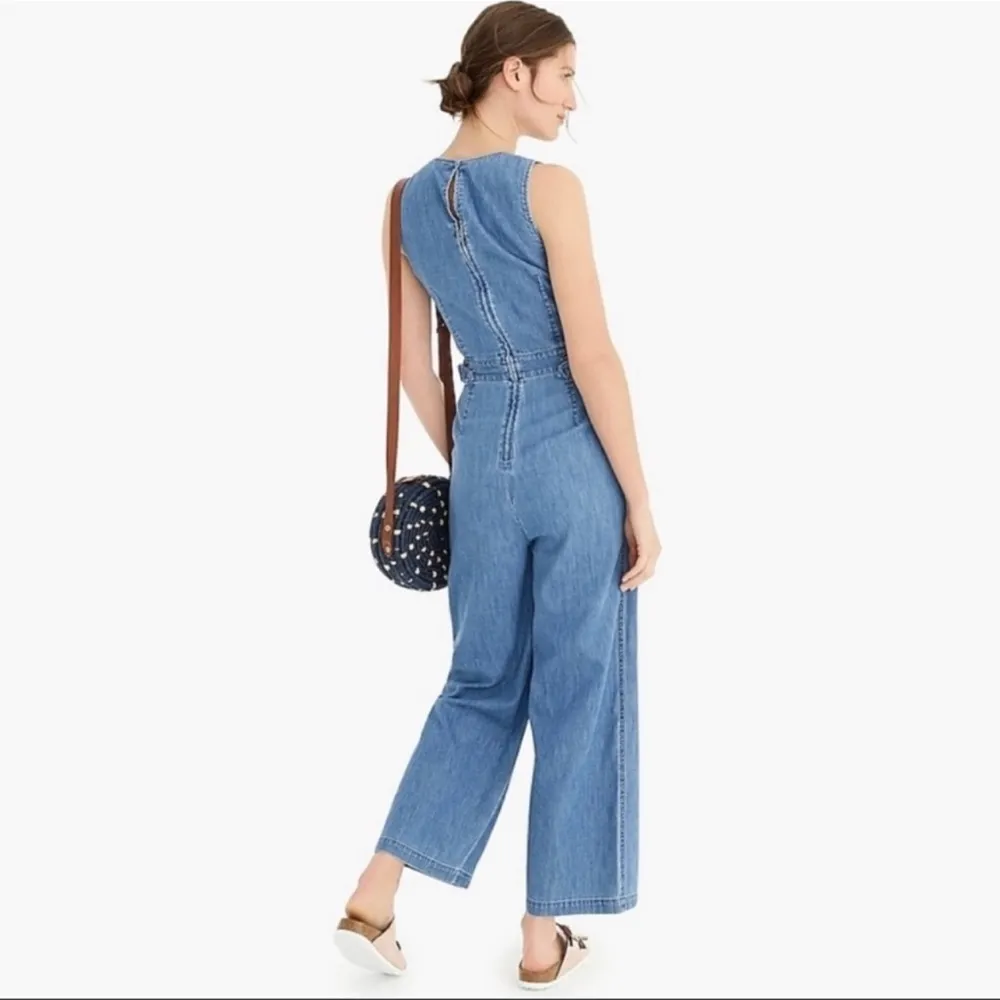 J. Crew Point Sur Chambray Jumpsuit Size 4T - Image 2