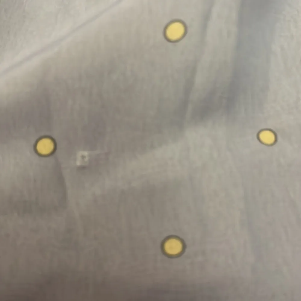 Chiffon by  Gray with Yellow Polka Dot Flare Mini Skirt XS*flaw* - Image 10