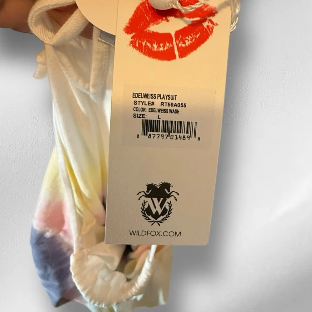 Wildfox  Tie Dyed Shorts Romper nwt - Image 8