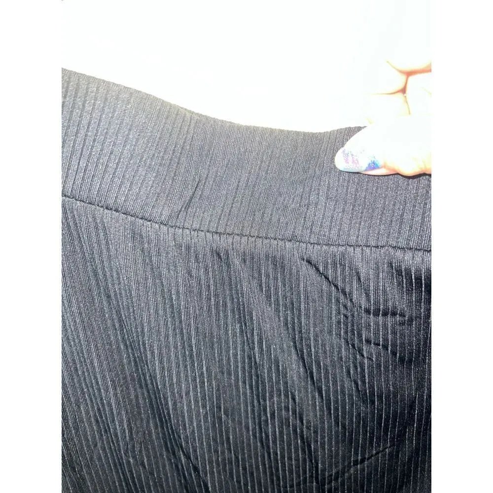 Soncy Plus Asymmetrical Flair Skirt (Soncy size 1) Black - Image 5