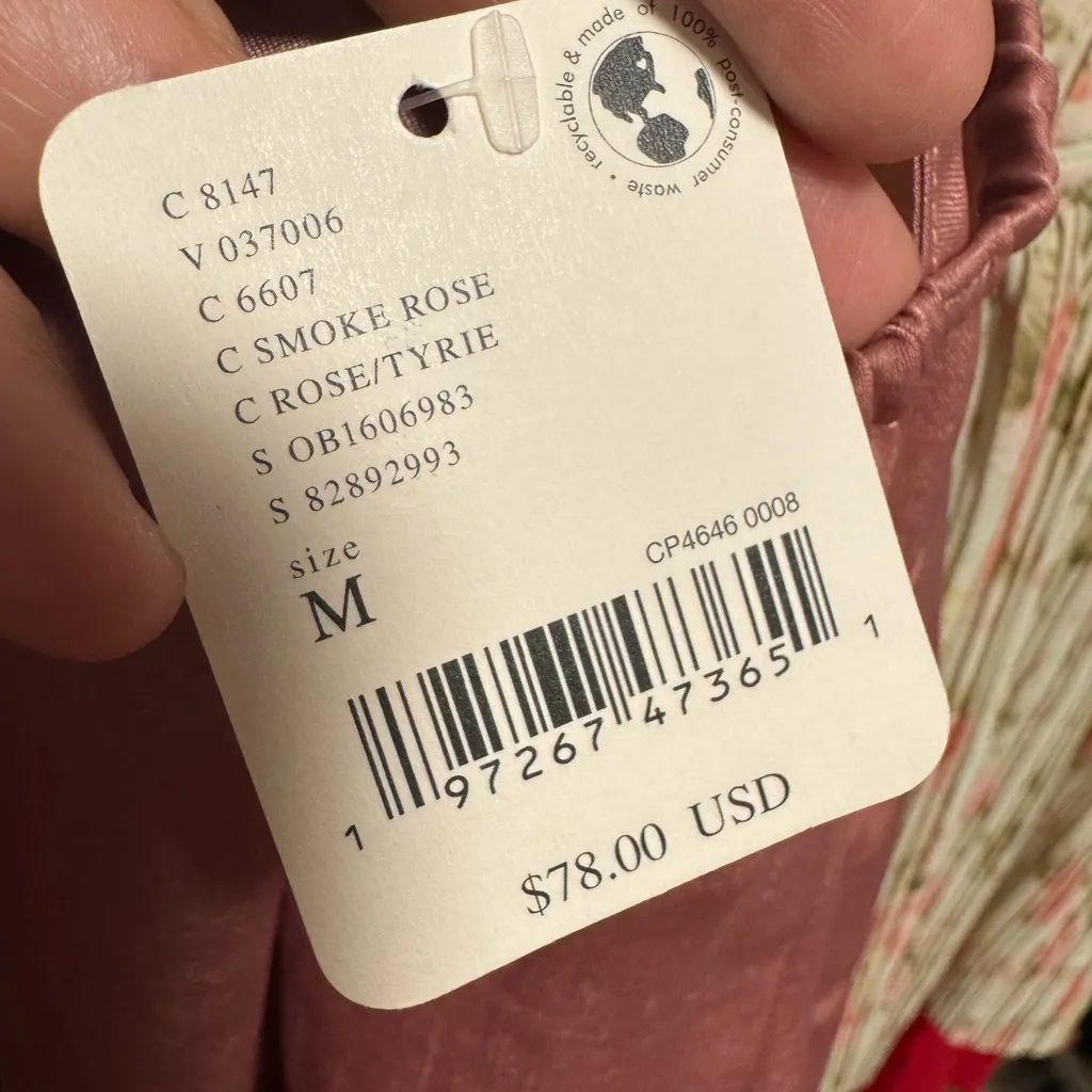 Free People Intimately Good Catch Mini Slip Size Medium - Image 4