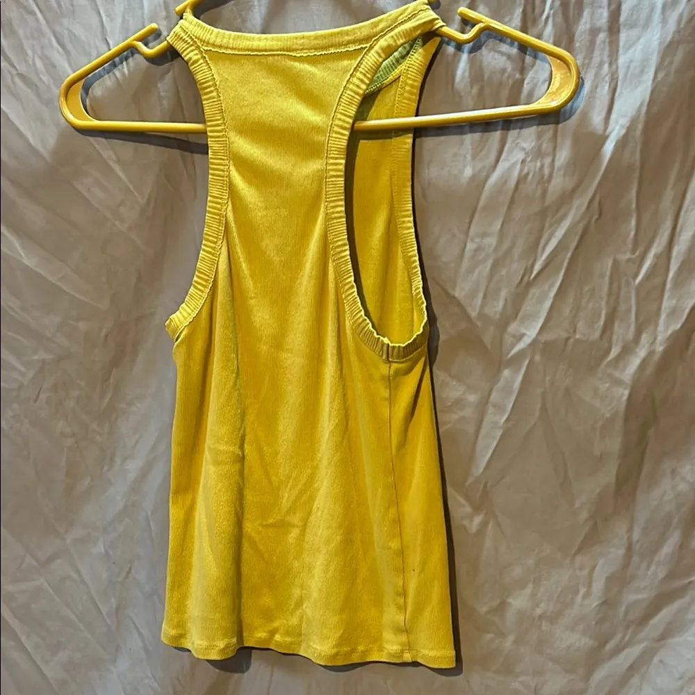Free People Yellow Tank Top - Image 2