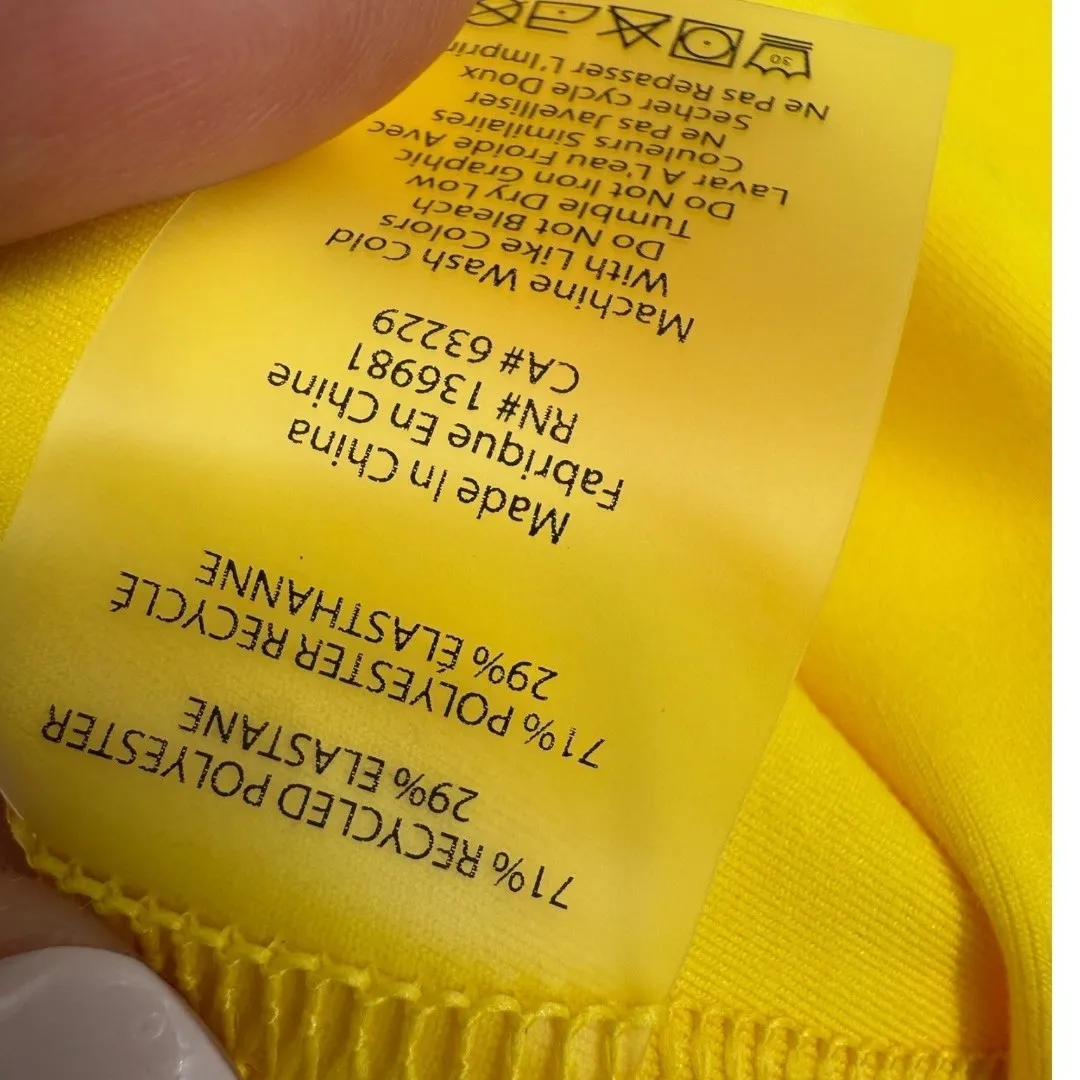 NWT Spiritual Gangster Jet Sleeveless Active Dress Yellow Size‎ XL Athleisure - Image 15