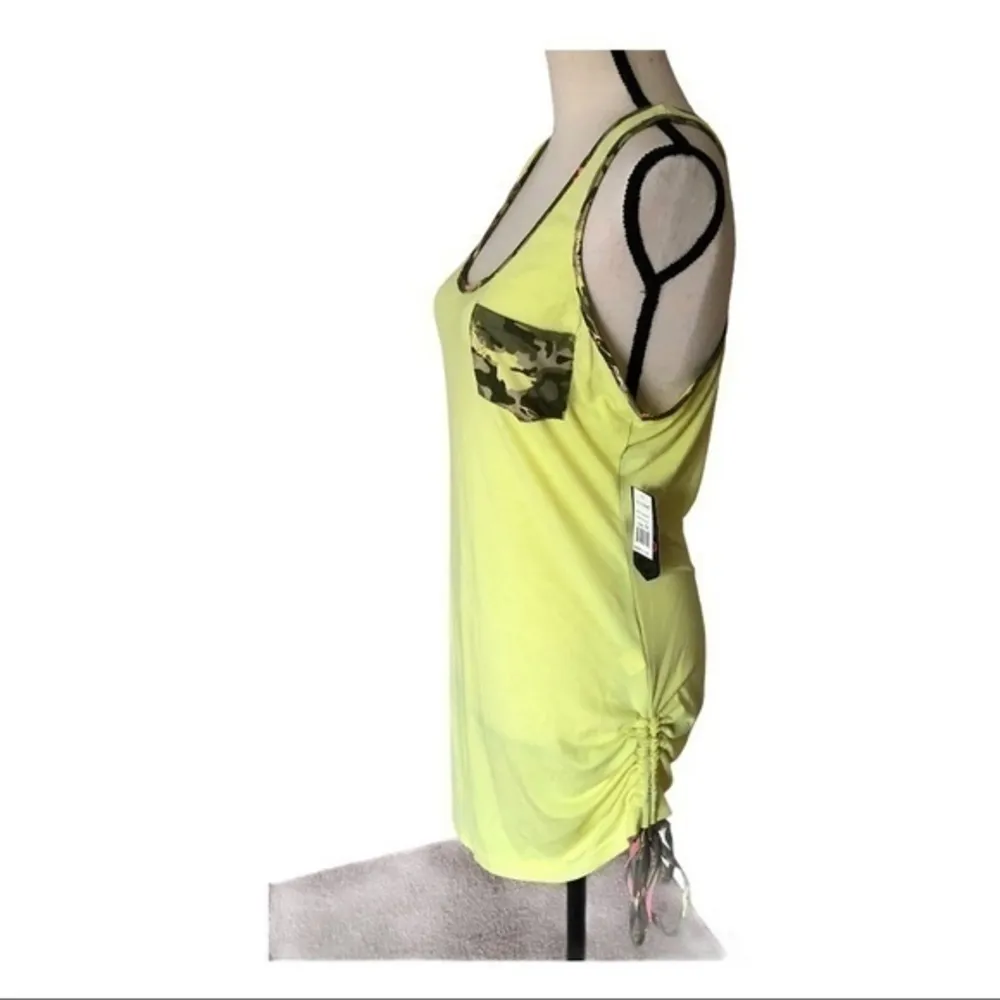 Ecko Red Yellow Camo Mix Tank Top Size M - Image 4