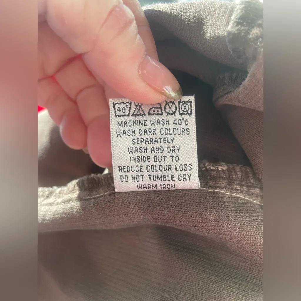 Boden Classic Brown Corduroy Skirt Size 14L Tall Knee Length A Line, Capsule - Image 7