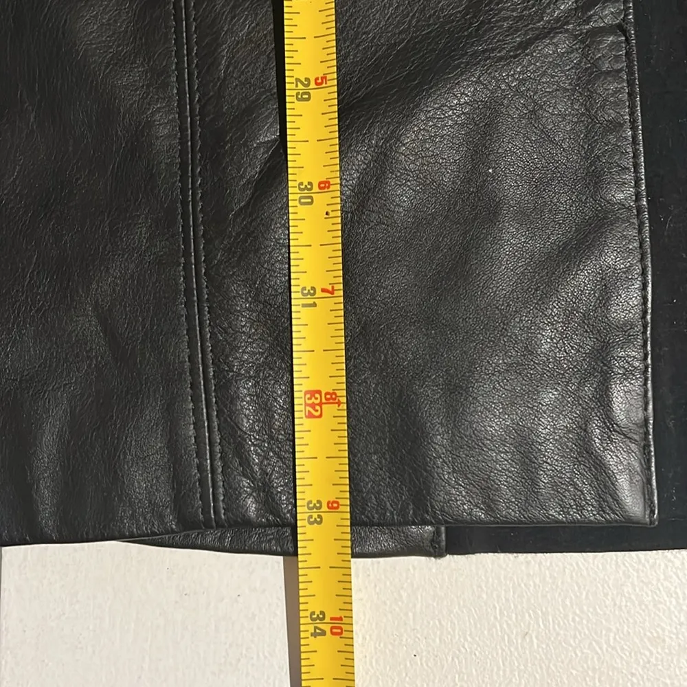 Wilson’s leather dress women’s size medium. Biker, sexy, dark romantic 80’s - Image 11