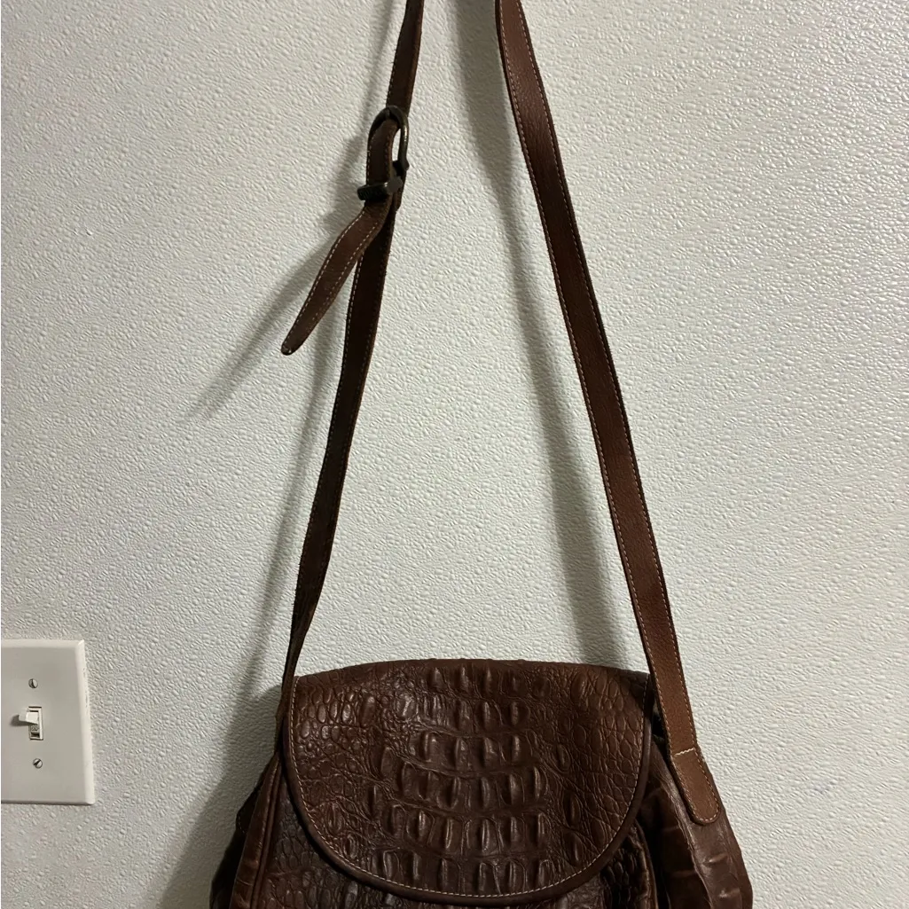 Unisa Leather Purse (Alligator stamped exterior) - Image 2