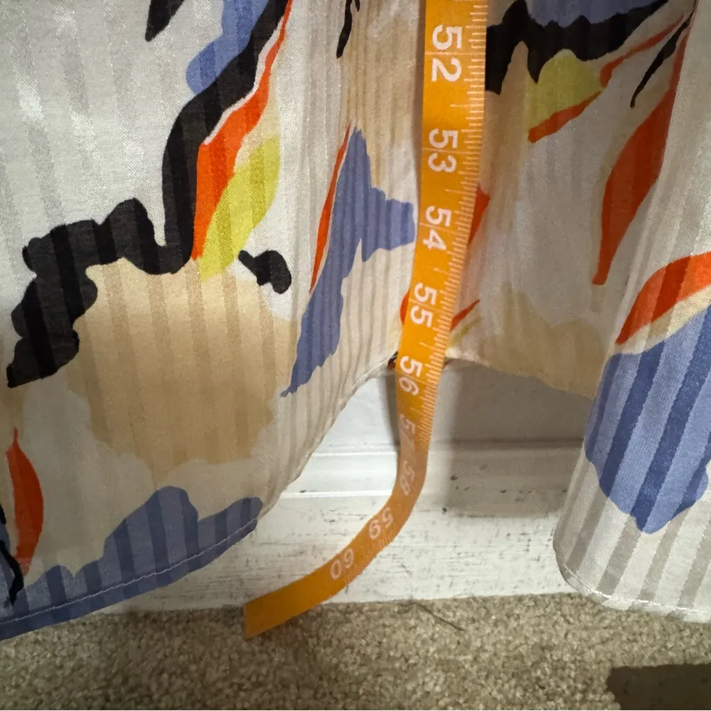 NWT Joie Huston Dress Floral Halter Abstract Floral Tiered Cotton Blend Size L - Image 8