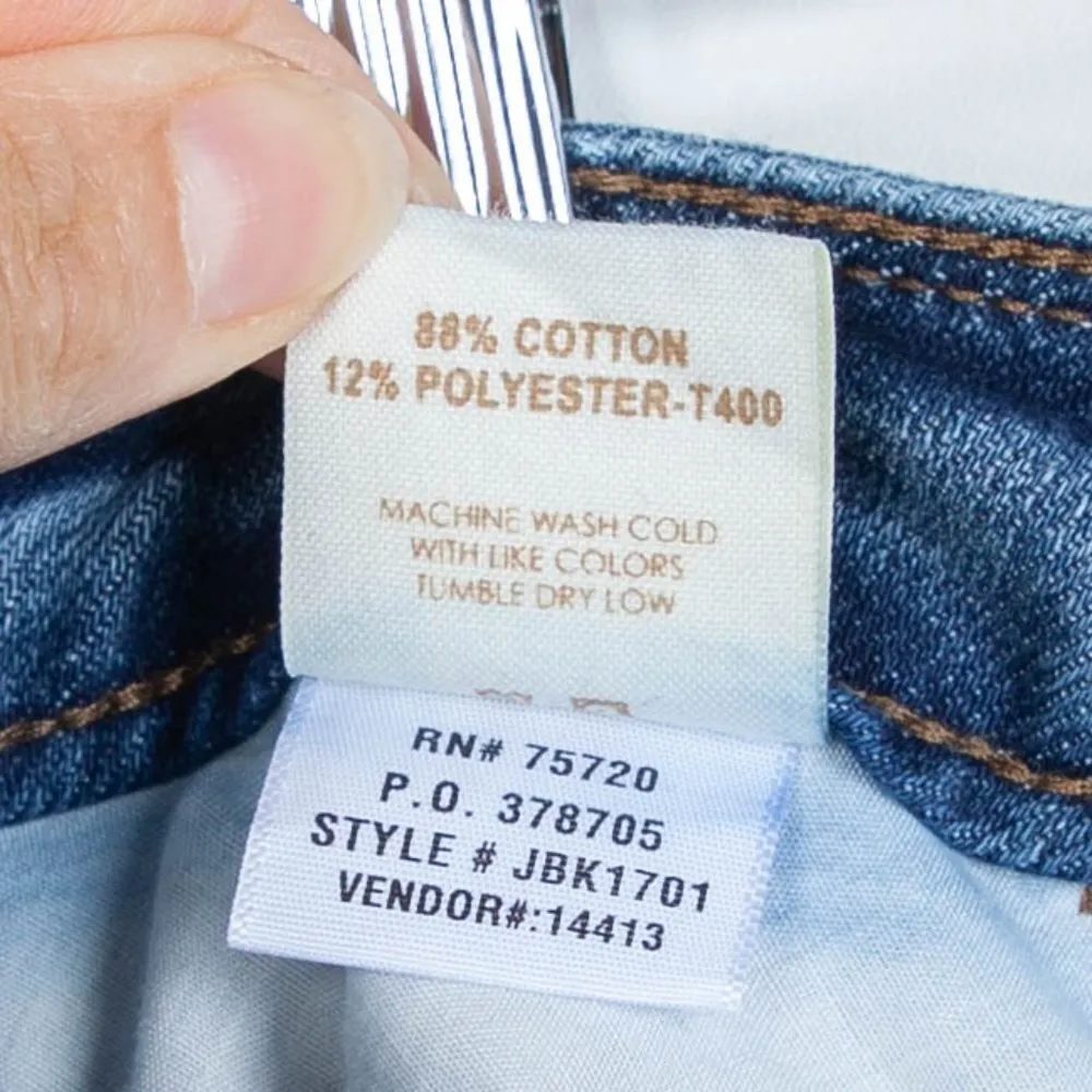 Daytrip‎ Refined Lynx Skinny Distressed Jeans 24R Blue Size 24 - Image 7