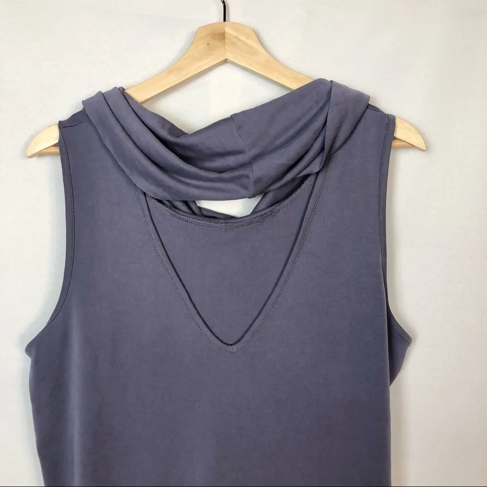Boutique Kaileigh Purple Cowl Neck Sleeveless Tank Top L - Image 47