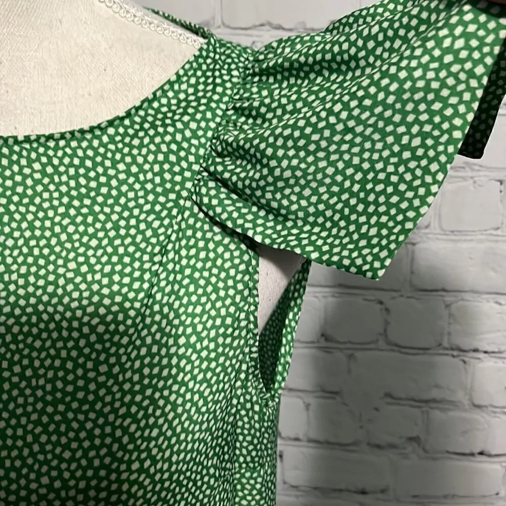 Zara Basic - Dress - Green and White - S - Image 2