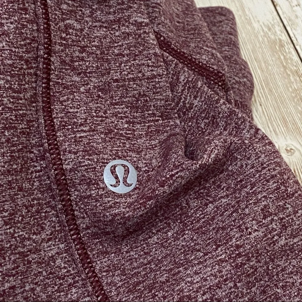 Lululemon Rare  Base Runner Pant III Bordeaux Pant Size 4 - Image 11