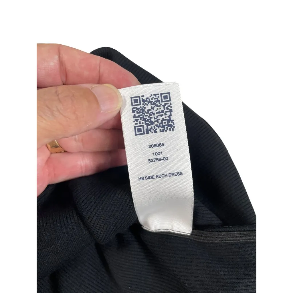 True Religion Womens Black HS Side Ruch Dress Size L SKU 9080 - Image 10
