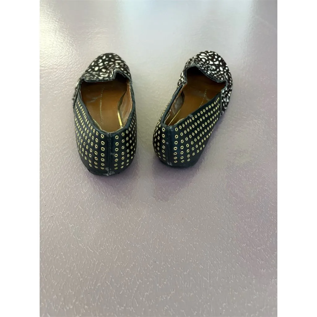 Dolce Vita Women's Loafers Size 8 Multicolor Animal Print‎ Polka Dot Flats Brown - Image 5