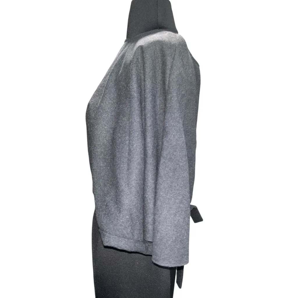 Revolve Blaque Label  Dark Gray Wool Cape size Medium - Image 4