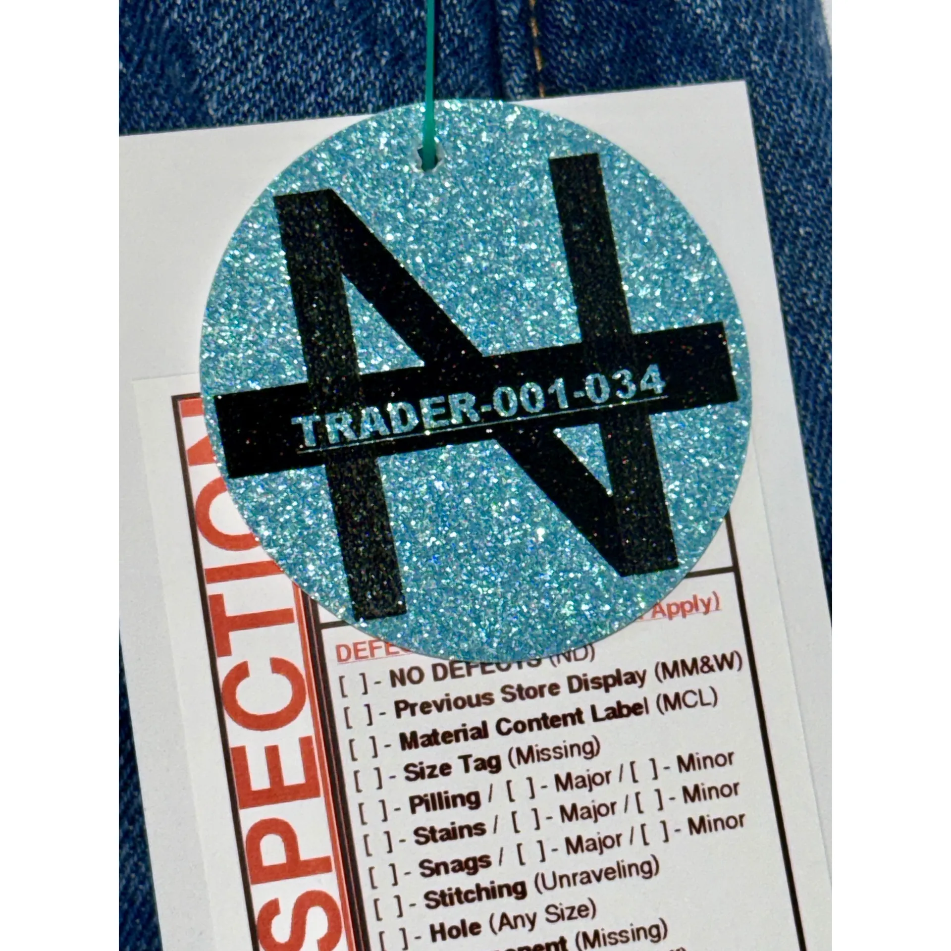 Abercrombie & Fitch Curve Love Baggy Low Rise Blue Denim Cropped Jeans Sz 30 10L - Image 5