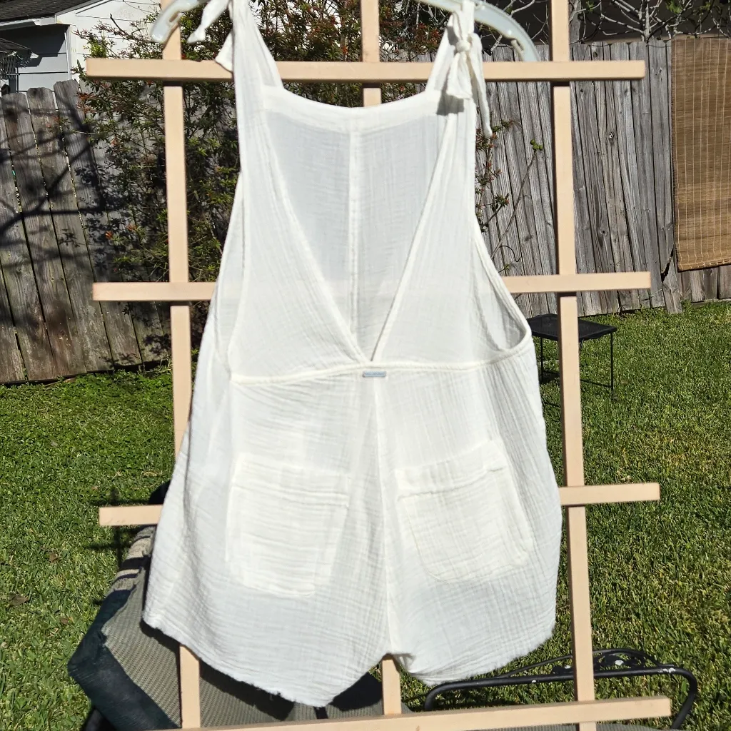 Billabong Beach Crush Romper Size XS White - Image 6