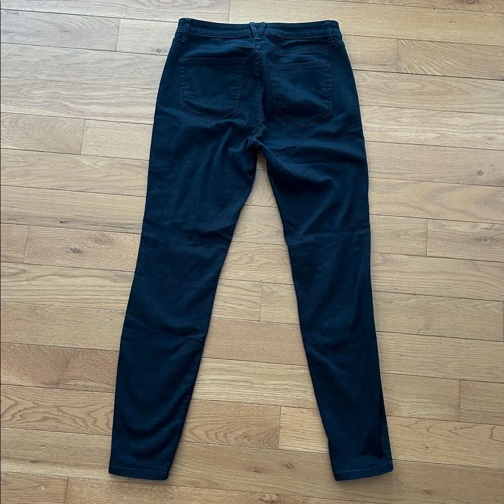 Vineyard Vines High Rise Skinny Black Jeans Women's Size 26 Stretch Streetwear - Image 2