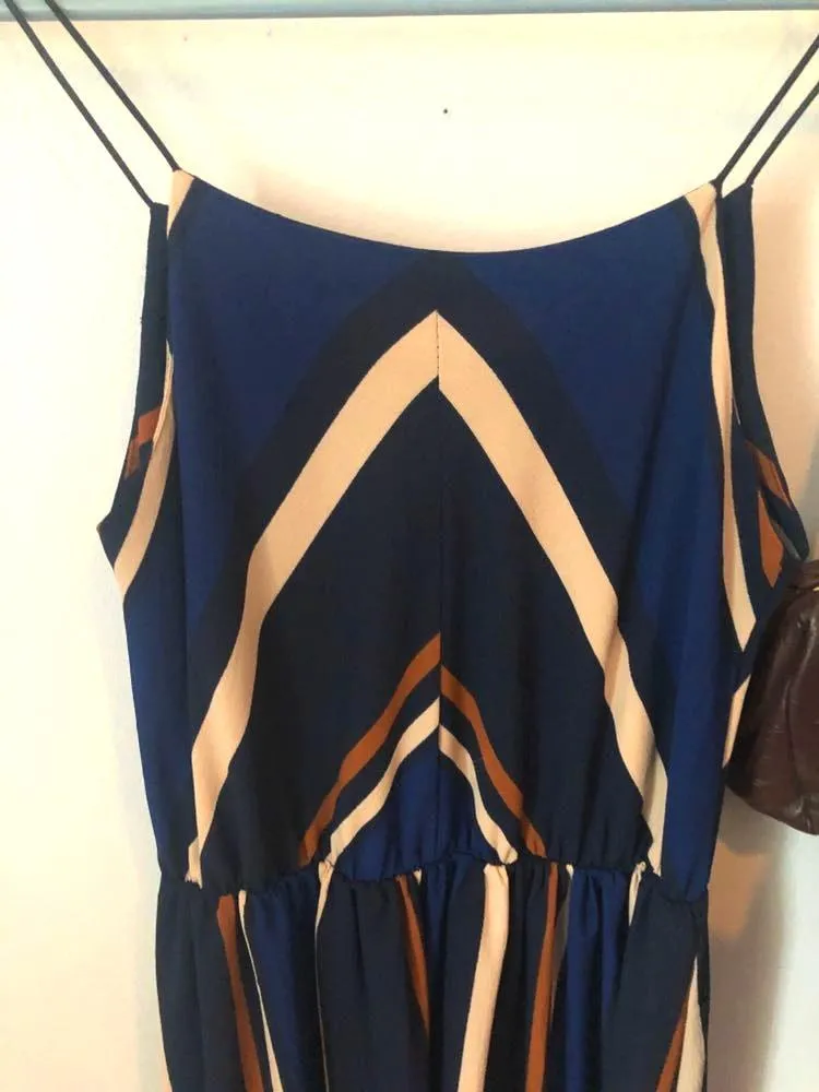 Blue Striped Dress  - Image 2