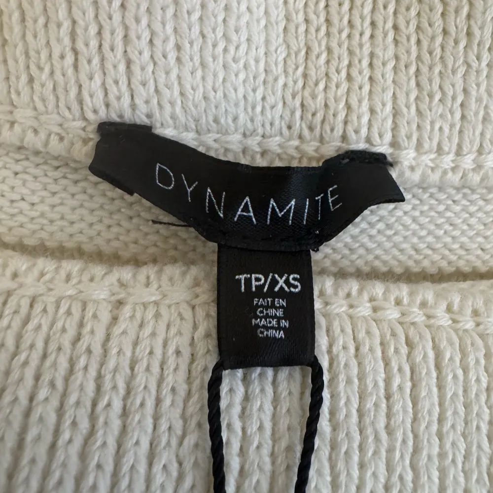 Dynamite Cream Textured Knit Midi Skirt - Image 3