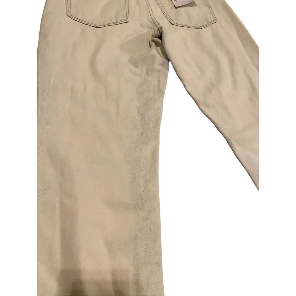 Nwt Vervet By Flying Monkey Emma Mom Lightwash Jeans Straight Leg Denim Destroye Blue Size undefined - Image 4