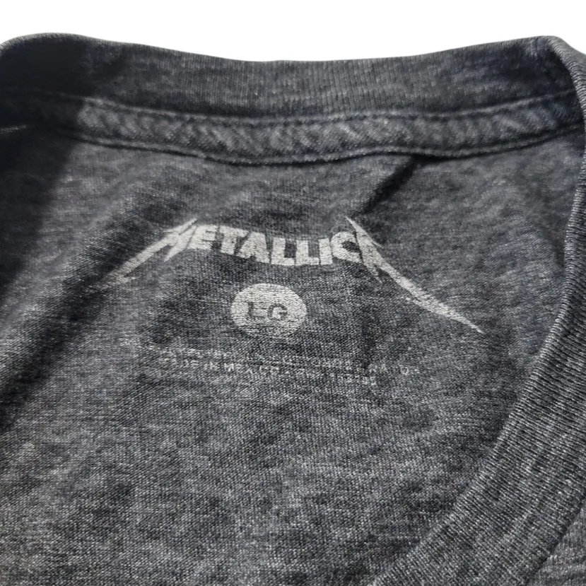 Shirt Size Large Master Of Puppets Graphic Print T-Shirt Rock Band Tee Unisex - Image 6