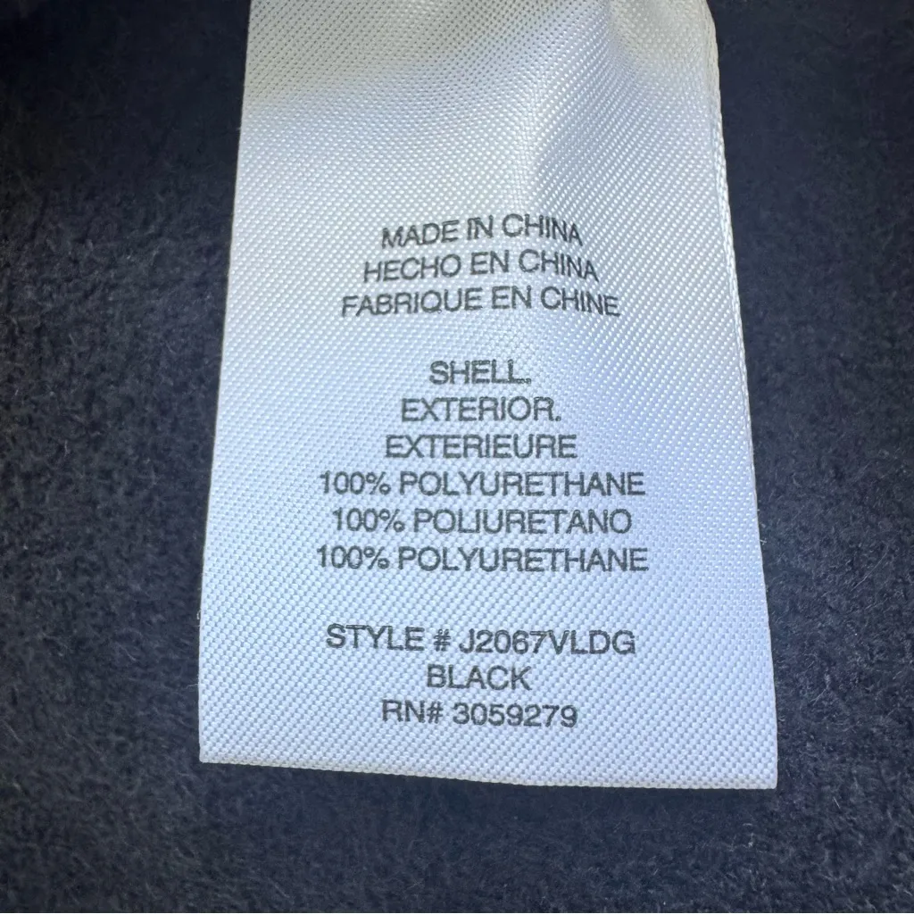 Thread & Supply Vegan Leather Womens Shacket Size L Shirt Jacket Classic Moto Black Size L - Image 6