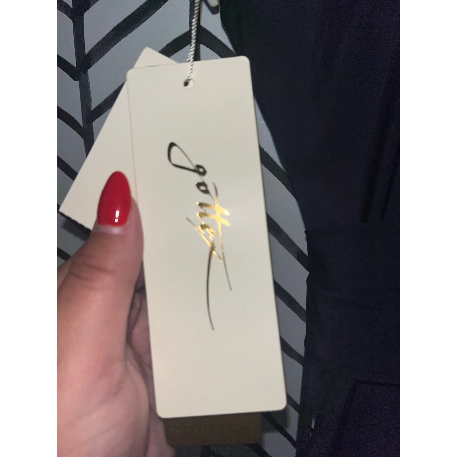 NWT Gottex Black One Piece Ruched Wrap V Neck Swimsuit Women's Size 10 - Image 5