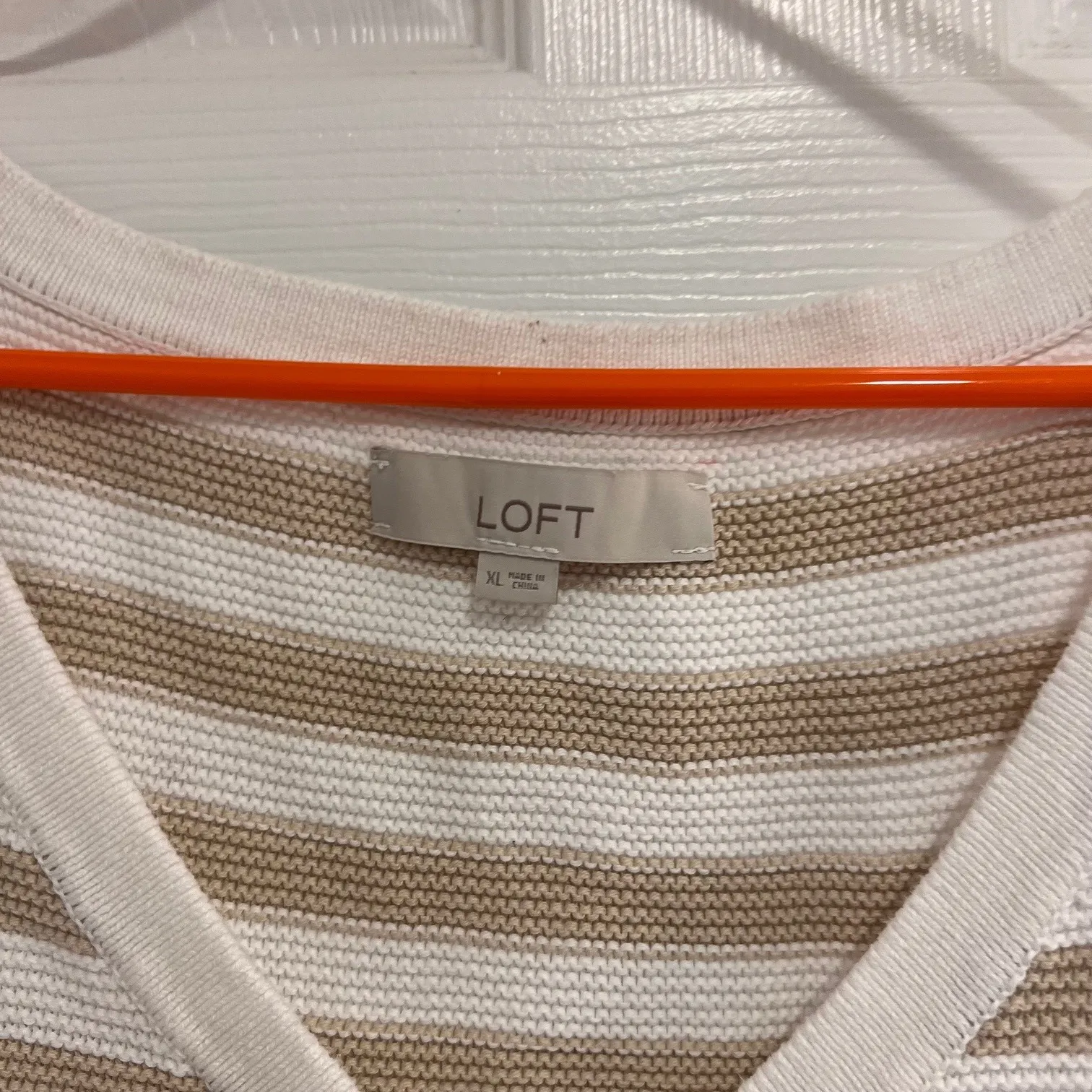 LOFT Knit Button Up Sleeveless Vest - Image 5