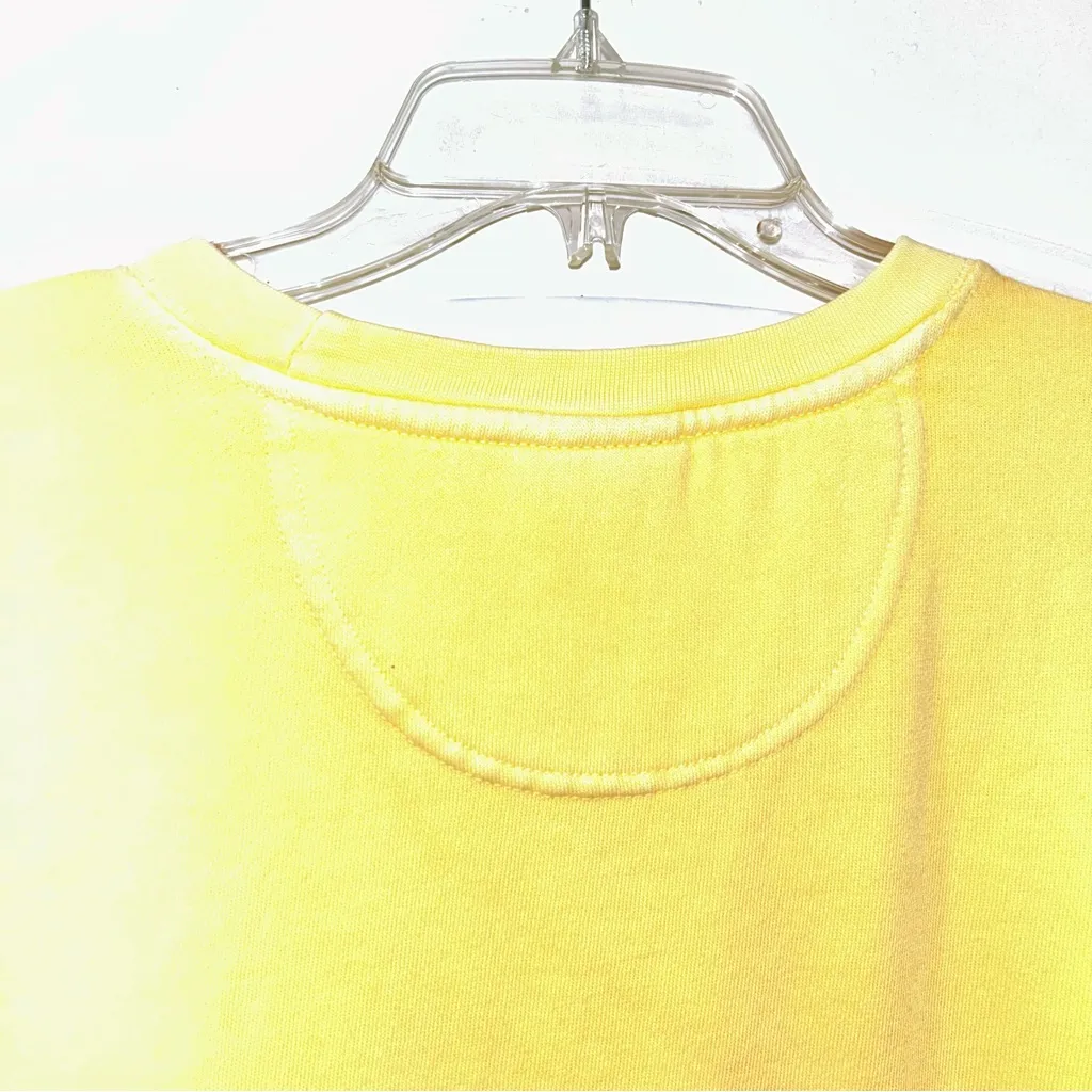 Comfort Colors Yellow Crewneck Sweatshirt Women’s Medium - Image 7