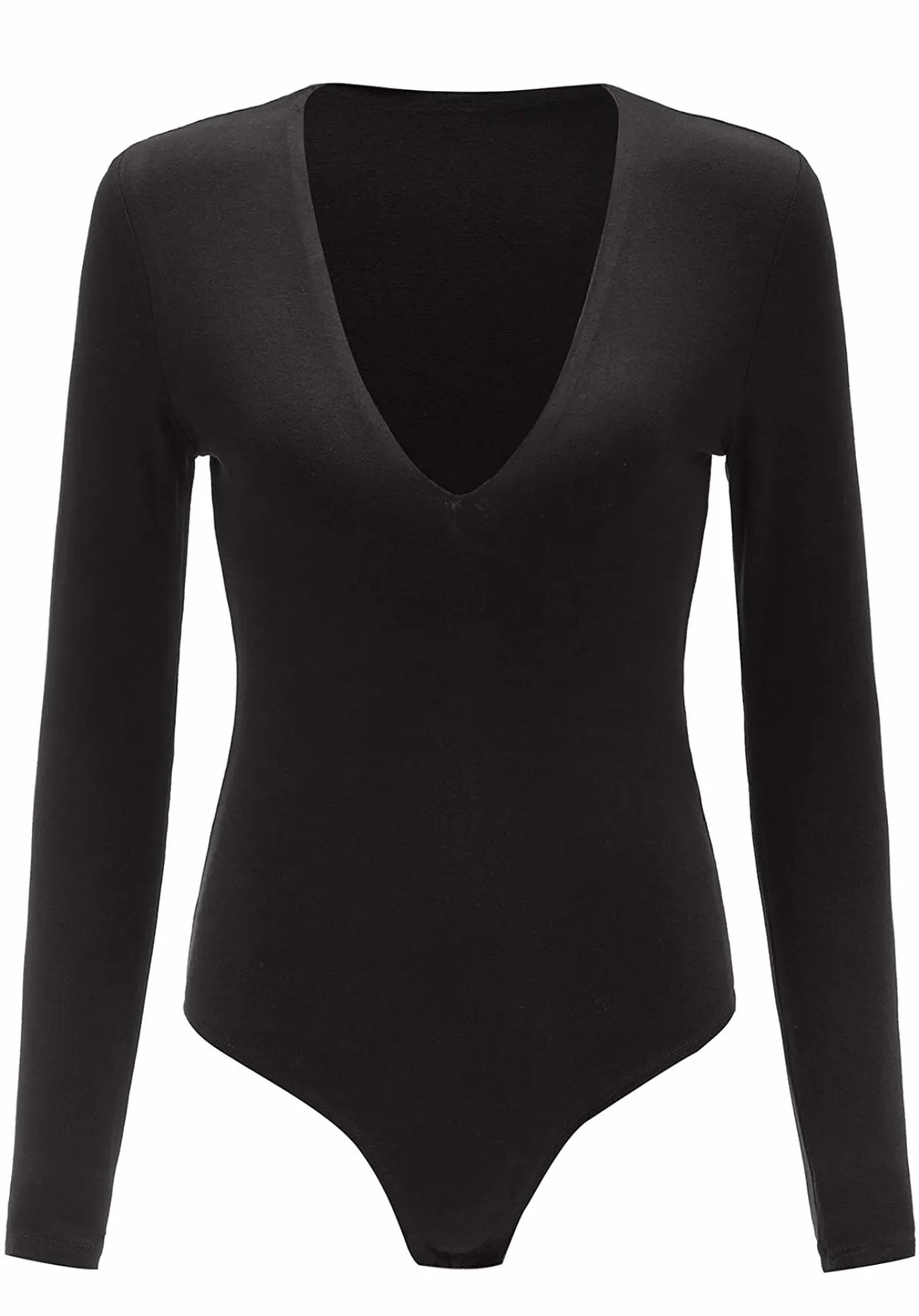 Deep V Black Body suit Size L - Image 5