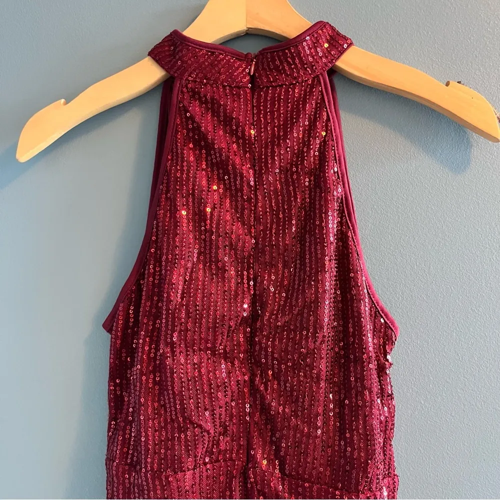 Sequin Ruched Formal Homecoming Dress Size M - Image 6