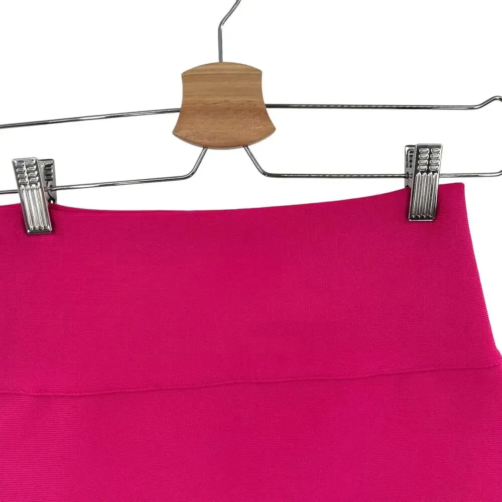 Skims Knit Swim Mid Waist Shorts Magenta Pink‎ Size Small - Image 3