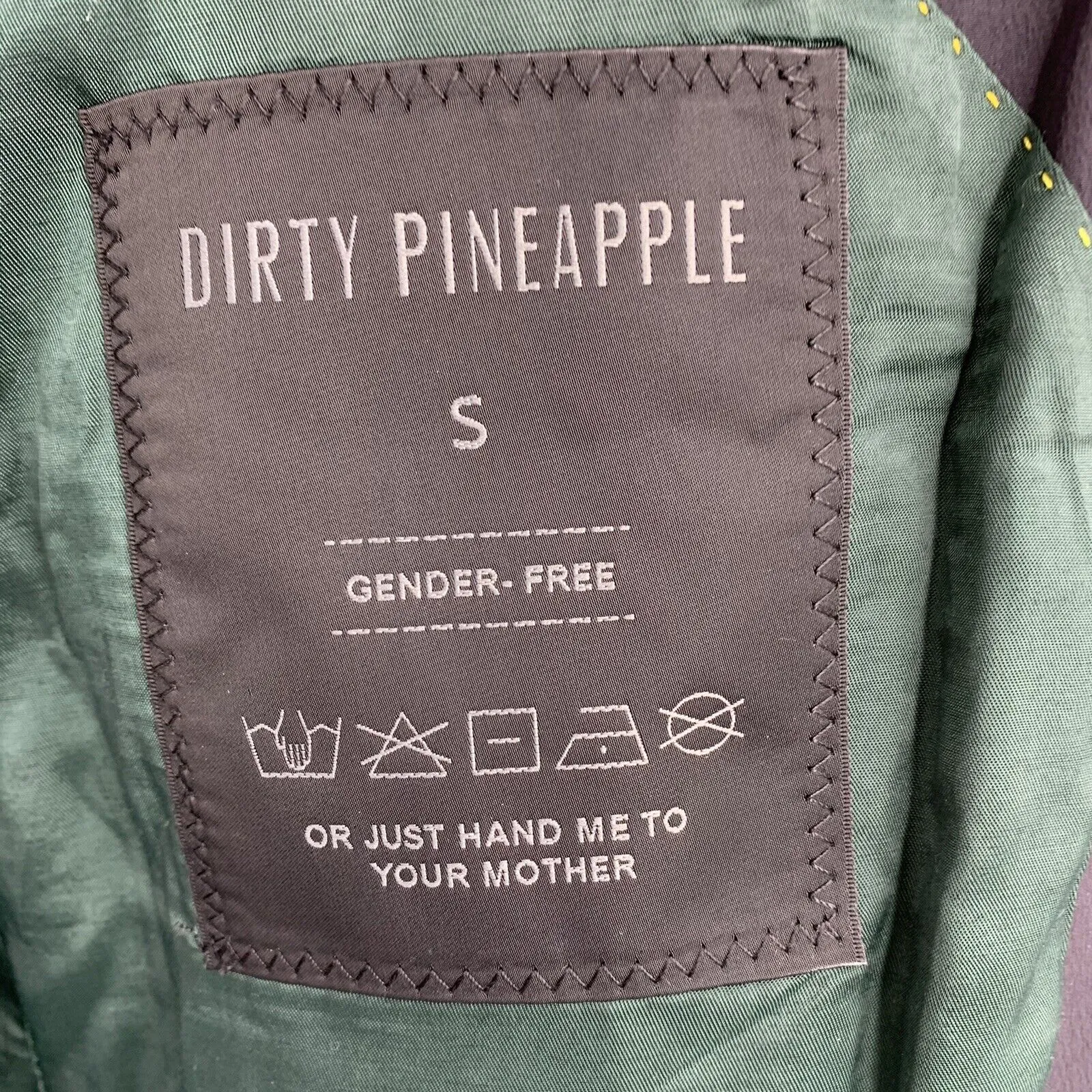 Dirty Pineapple‎ Gender Free Black Blazer Small - Image 6