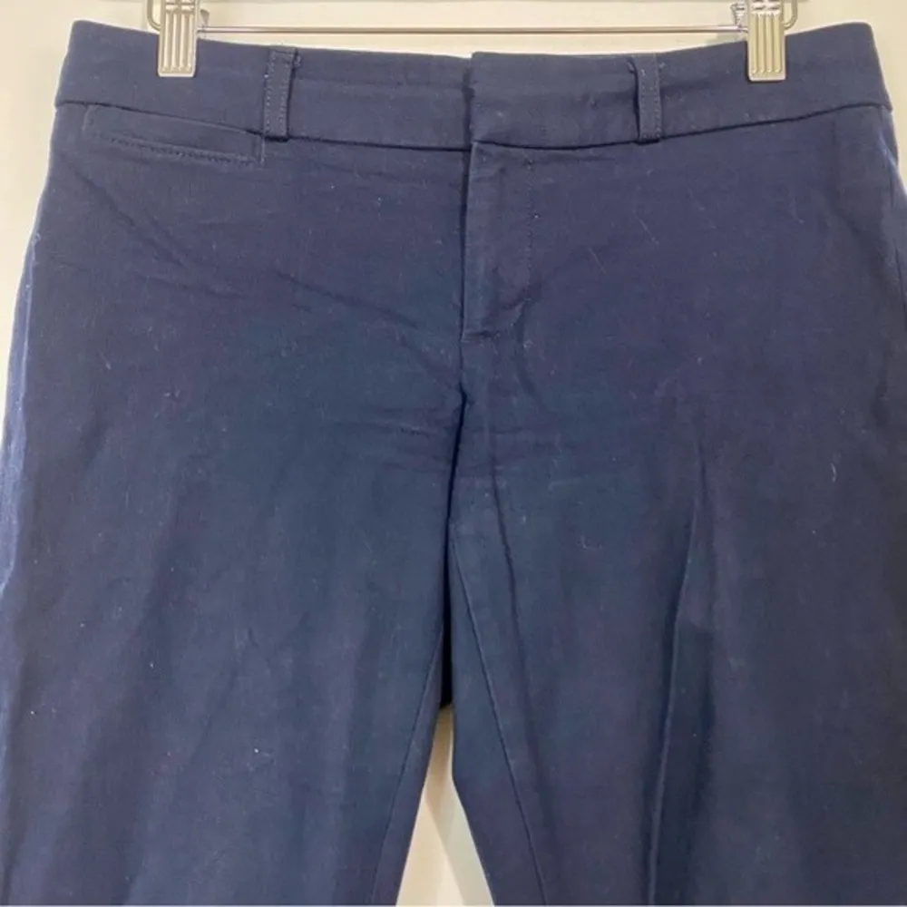 Banana Republic Women’s Sloan Business Casual Dress Pant Navy Blue Size 2 Petite - Image 3