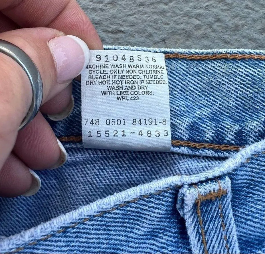 Vintage Levi’s 512 slim fit tapered leg jeans - Image 6